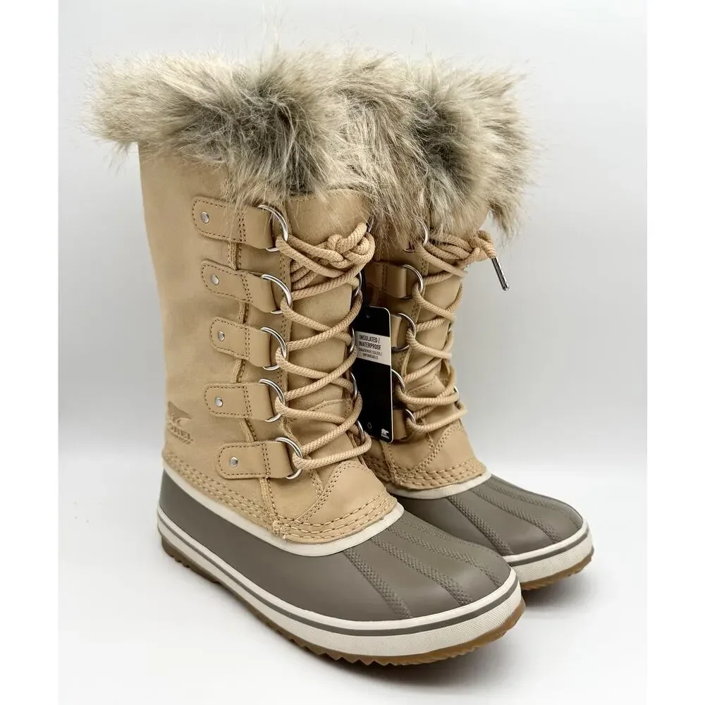 SOREL Womens Joan of Arctic Winter Boots US 7 EU 38 Tan Waterproof EUC
